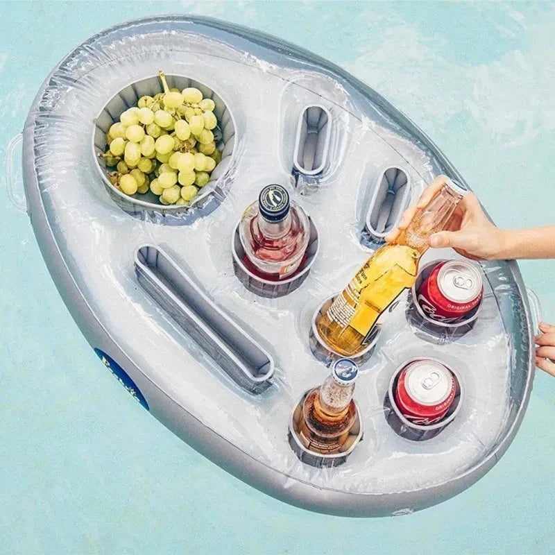 Summer Party Inflatable Pool Drink Cooler Tray