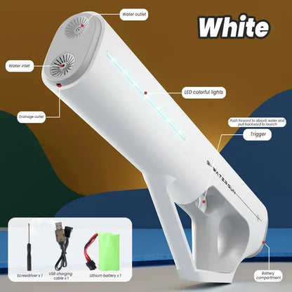 Super Powerful Automatic Water Gun Toy with LED Lights