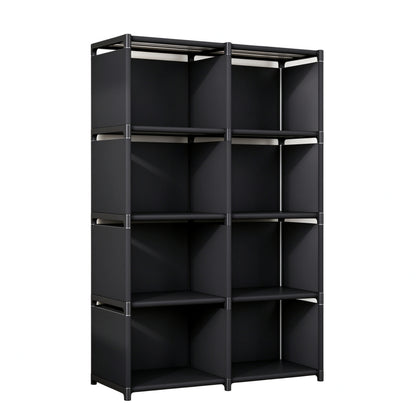 Bookshelf Durable Metal & Plastic (8-Tier)