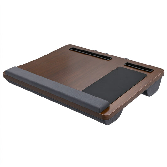 Wooden Laptop Desk with Mouse Pad