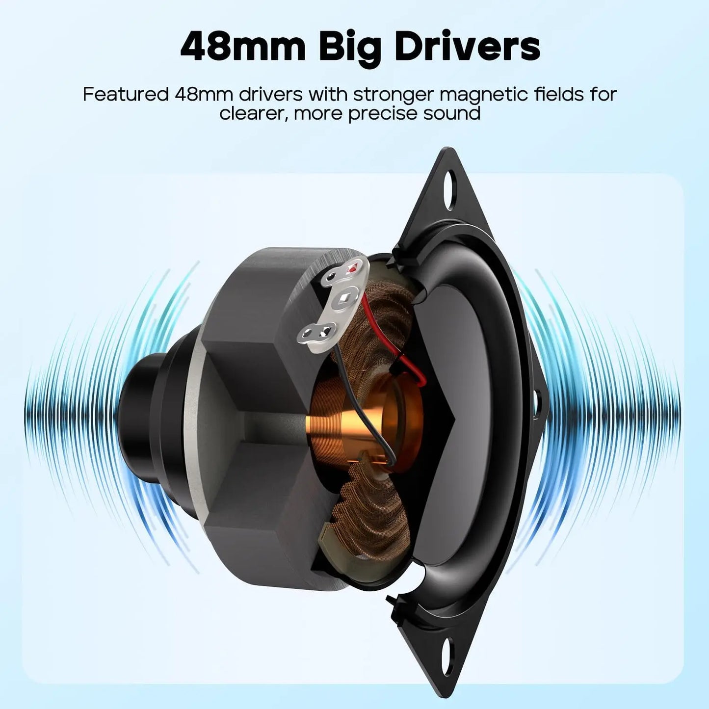 Mini Bluetooth Speake with Waterproof and 12H Playtime (Black)