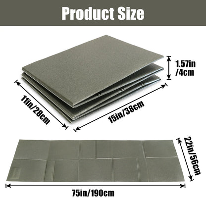 Tactical Foldable Sleeping Mat Waterproof for Outdoors