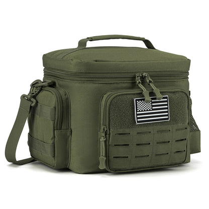 Tactical Lunch Box Heavy Duty Cooler Bag (Green)