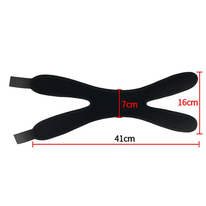 2pcs Adjustable Patella Knee Support Brace Dual Strap Protector Black