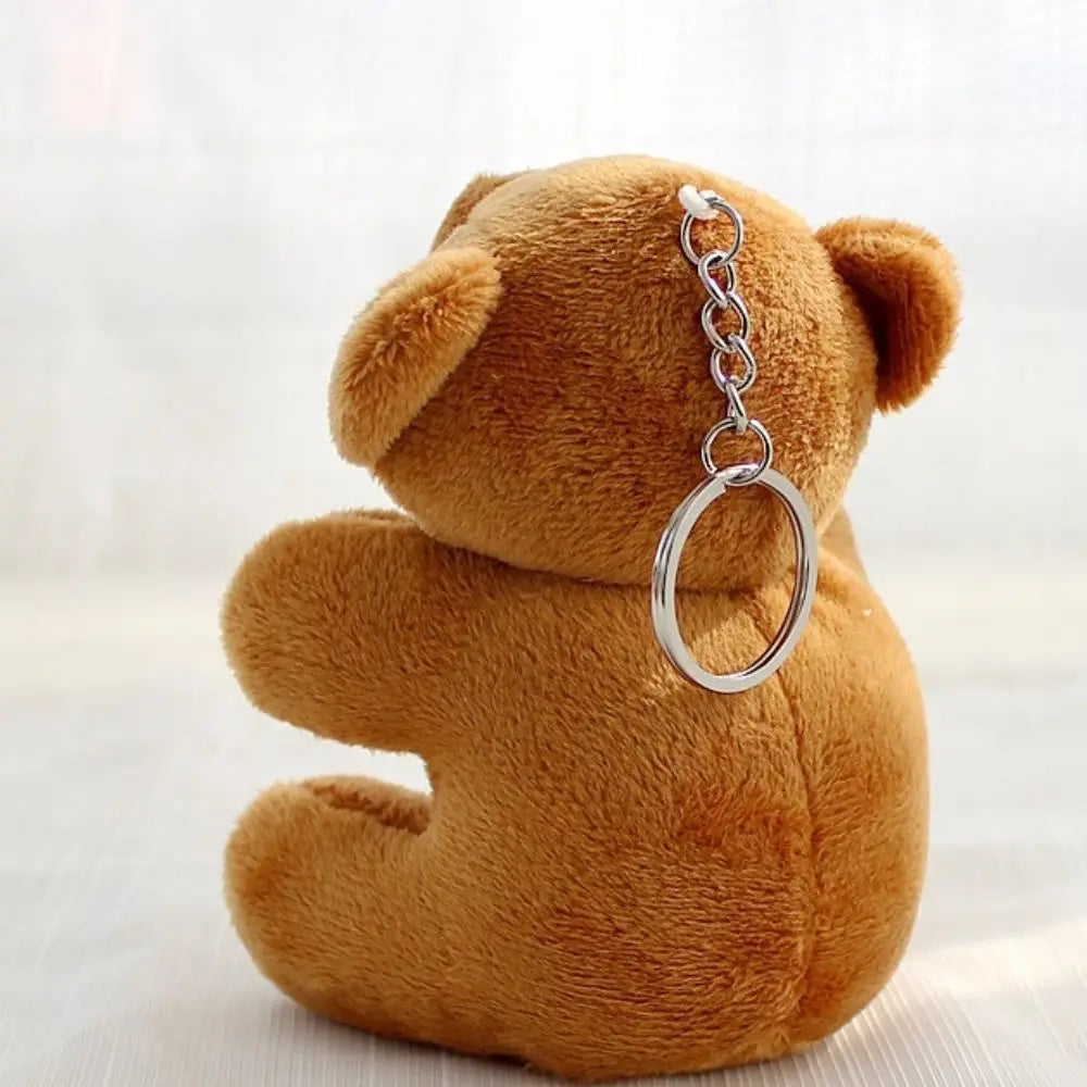 Bow Tie Teddy Bear Plush Pendant - Valentines Gift