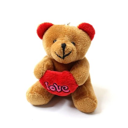 Bow Tie Teddy Bear Plush Pendant - Valentines Gift