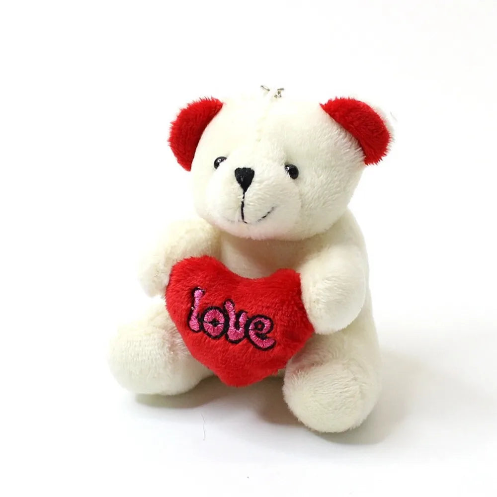 Bow Tie Teddy Bear Plush Pendant - Valentines Gift