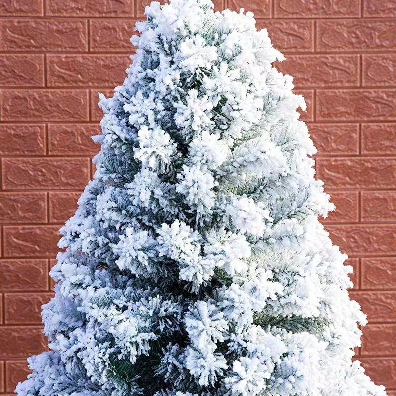 Flocking Snow Christmas Tree Mall Decoration