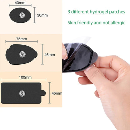 36-Mode TENS & EMS Muscle Stimulator Digital Therapy Device Black