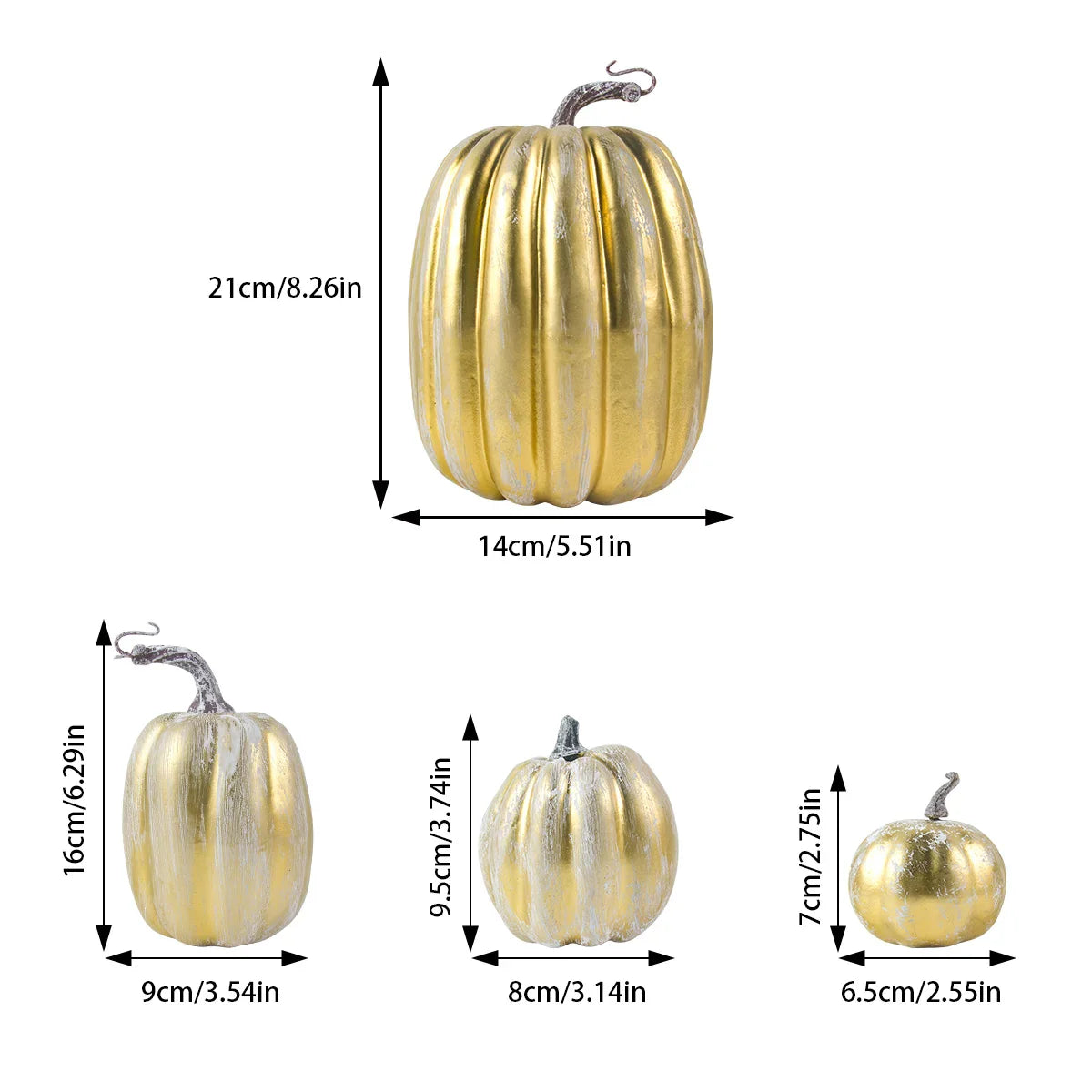 Thanksgiving Artificial Pumpkin (7 Set)