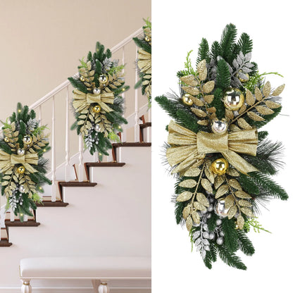 Cordless Pre-lit Christmas Wreath