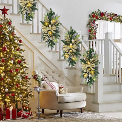 Cordless Pre-lit Christmas Wreath