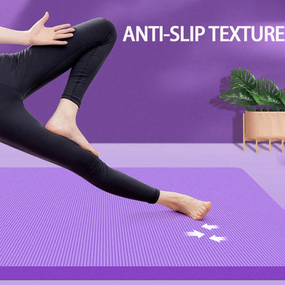 Thickened Anti-Slip Yoga Mat Exercise Pilates Foam Mat