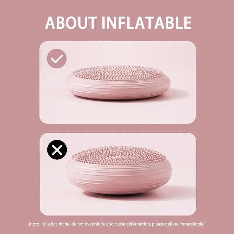 Thickened Yoga Mat for Balance & Fitness (Pink)