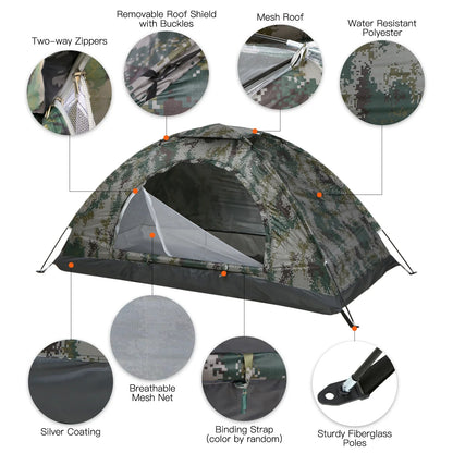Ultralight Camping Tent UPF 30+ Portable