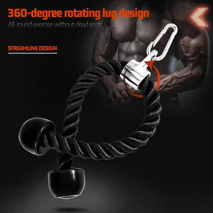 Triceps Rope Pull Down Device for Gym