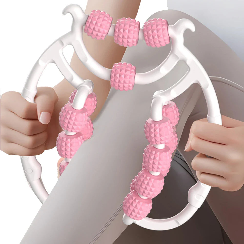 Trigger Point Roller Massager – 20-Wheel Deep Tissue Self-Massage