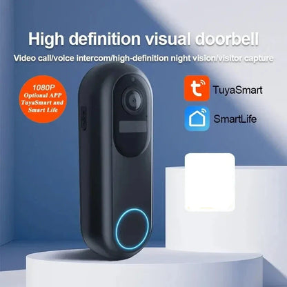 Smart Video Doorbell Wireless Waterproof Night Vision (1080P)