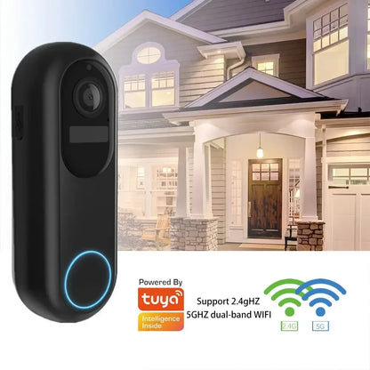 Smart Video Doorbell Wireless Waterproof Night Vision (1080P)