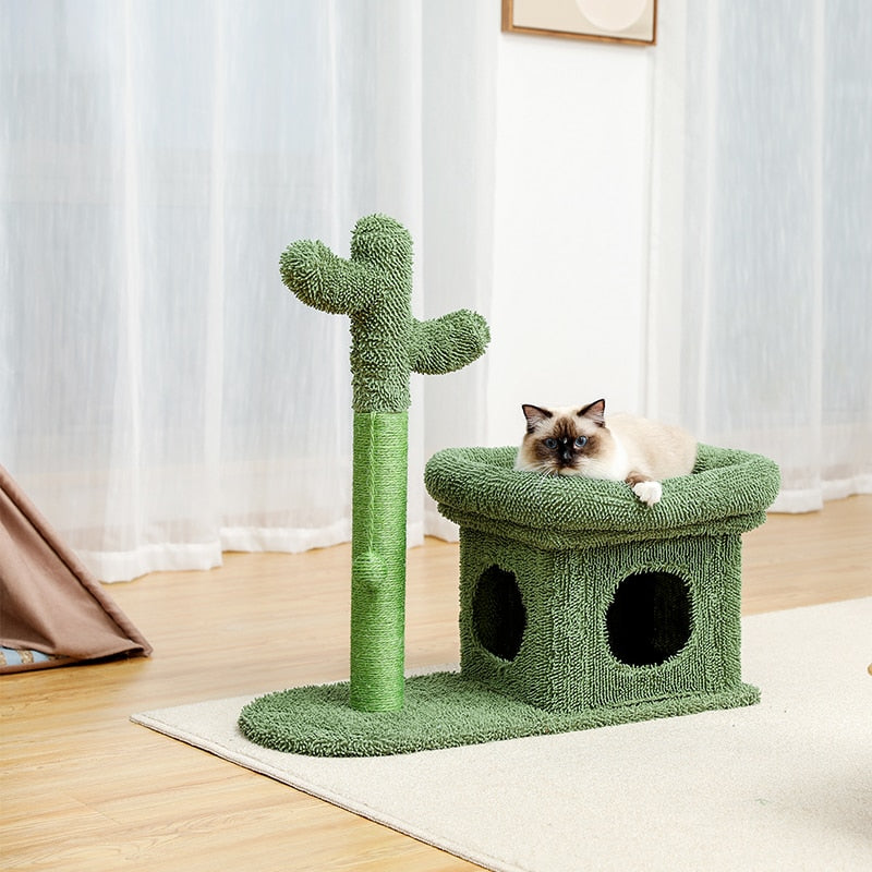 Cactus Cat Tree Toy