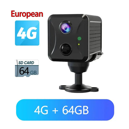 Mini 4G Security Camera WiFi Ultra HD CCTV