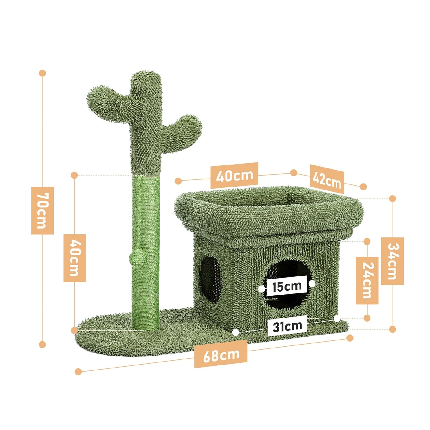 Cactus Cat Tree Toy