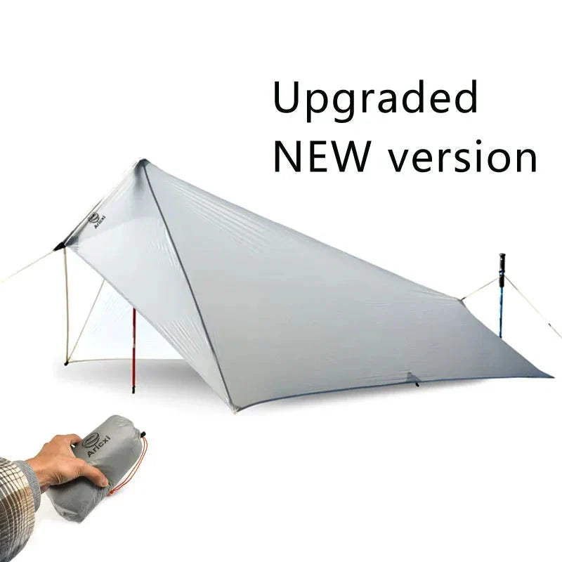 Ultra-Light Waterproof Camping Rainfly Tent Tarp Canopy (White)
