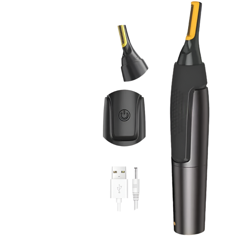 Ultra-Thin Precision Trimmer USB Rechargeable Mini Portable Black