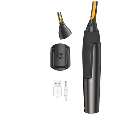 Ultra-Thin Precision Trimmer USB Rechargeable Mini Portable Black
