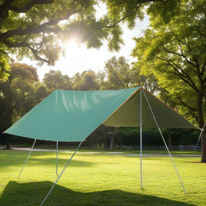Ultralight Outdoor Waterproof Awning Sun Shade (Green)