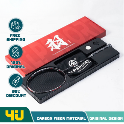 Professional Badminton Racket - Max 35 lbs