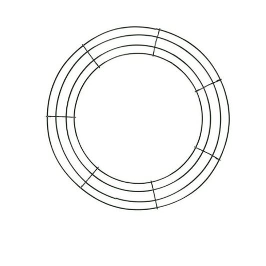 Metal Wreath Round Iron Ring for Christmas