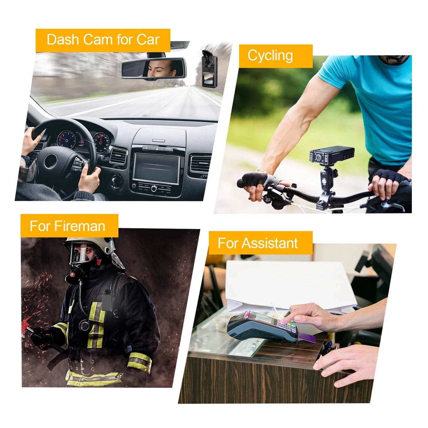 Mini Dash Cam Night Vision HD (1296P)