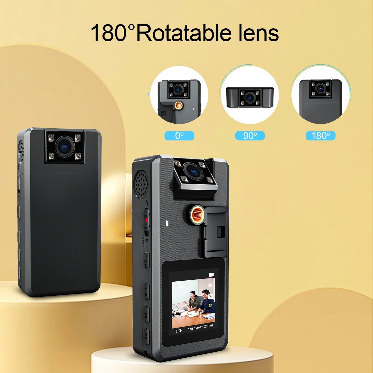 Mini Dash Cam Night Vision HD (1296P)
