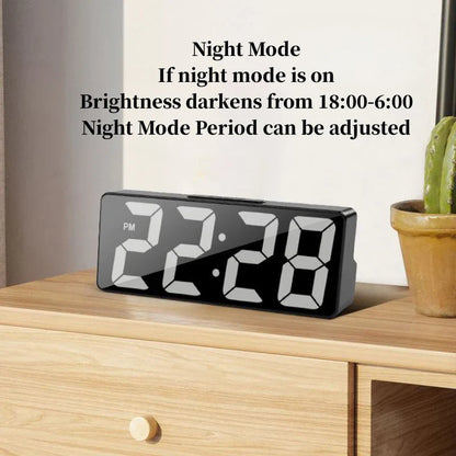 Voice Control Digital Alarm Clock – LED Display