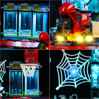 LED Light Kit for Spider Lair Set (76175)