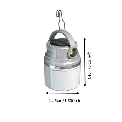 1100 Lumen Solar Rechargeable Camping Lamp Light