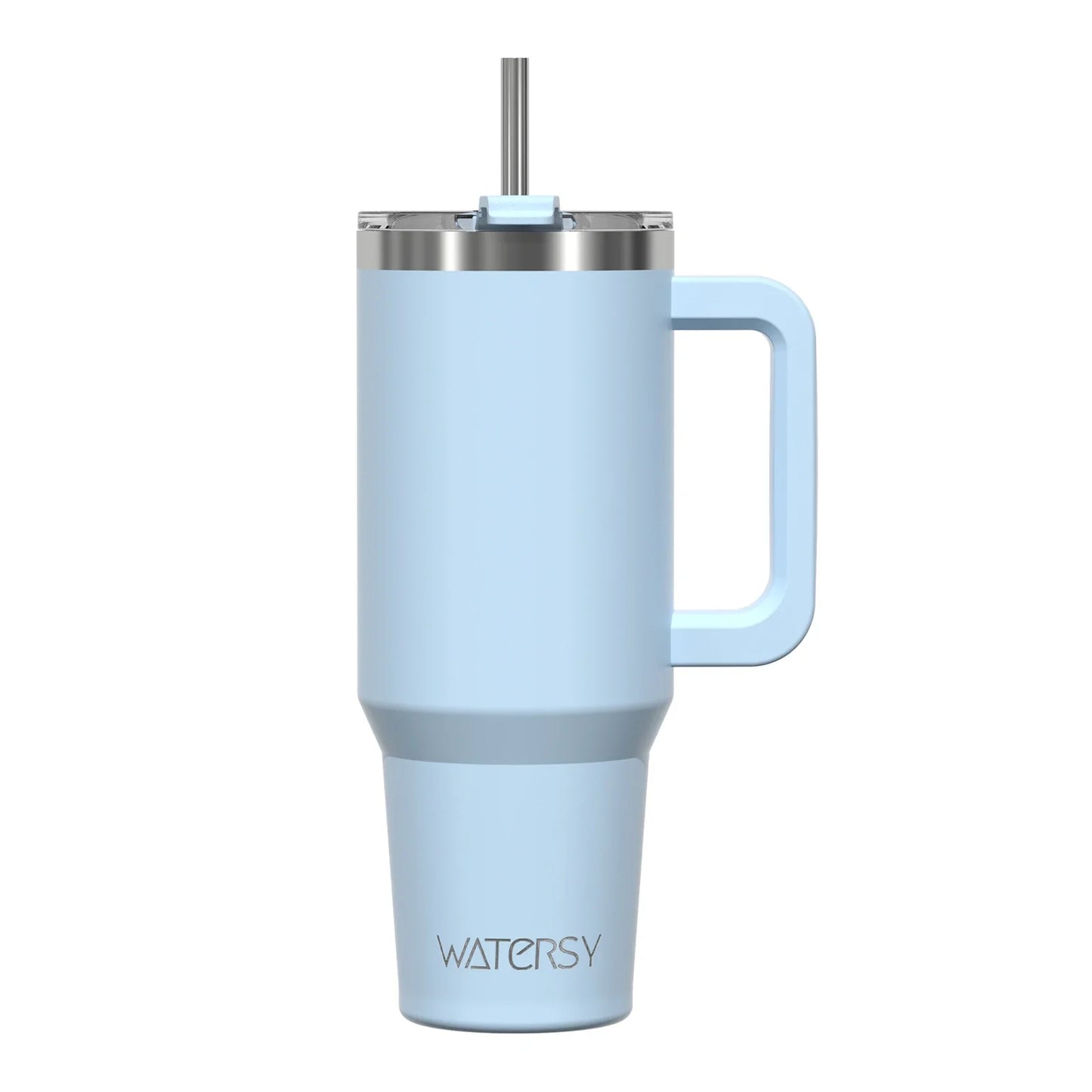 Stainless Steel Tumbler with Handle & Straw Lid
