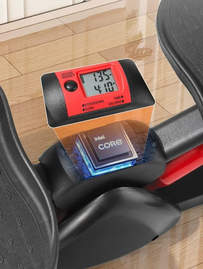 V-Shaped Mini Stepper with Resistance Bands