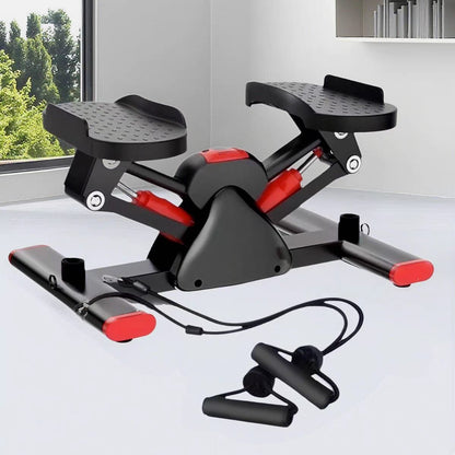 V-Shaped Mini Stepper with Resistance Bands