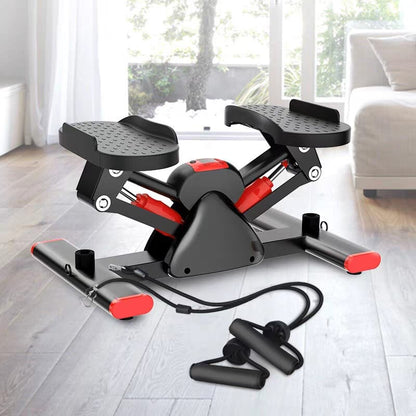 V-Shaped Mini Stepper with Resistance Bands