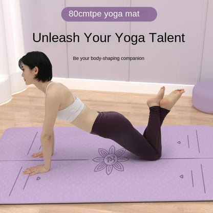 Thickened TPE Yoga Mat for Home Gym