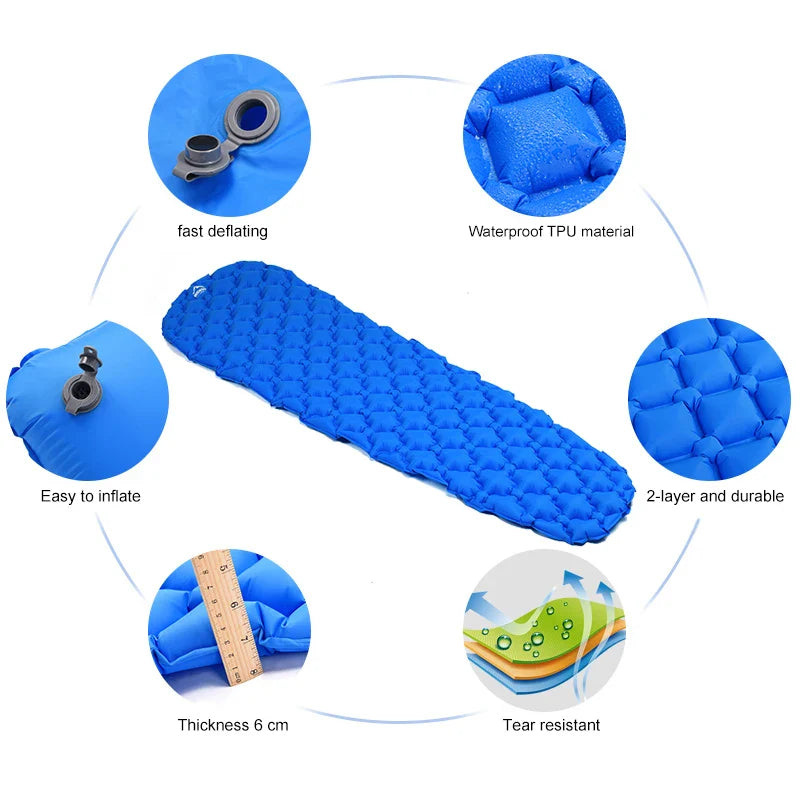Inflatable Yoga Mattress & Sleeping Pad