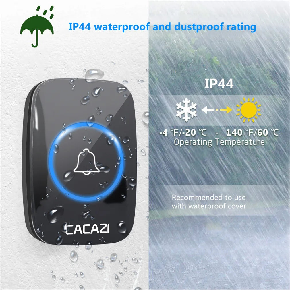 Wireless Waterproof Doorbell (300M Range)