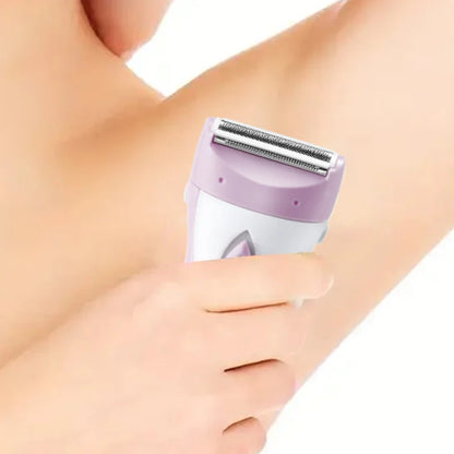 USB Rechargeable Women’s Electric Razor Full-Body Hair Removal  Pink