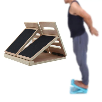 Wooden Slant Board - 4 Angle Yoga Accessory