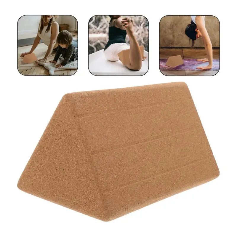 Portable Yoga Block for Workout and Fitness (Beige)