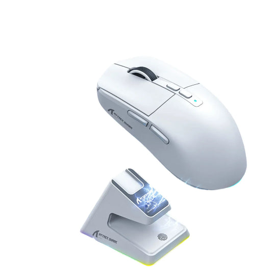 Tri-Mode RGB Gaming Mouse with Magnetic Charging Base