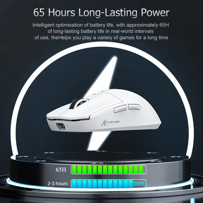 Tri-Mode RGB Gaming Mouse with Magnetic Charging Base