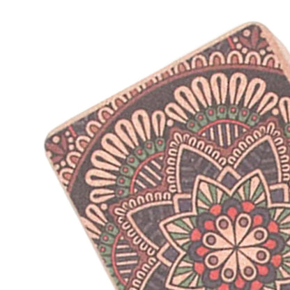 Non-Slip Cork Yoga Block for Flexibility & Support (Pink)